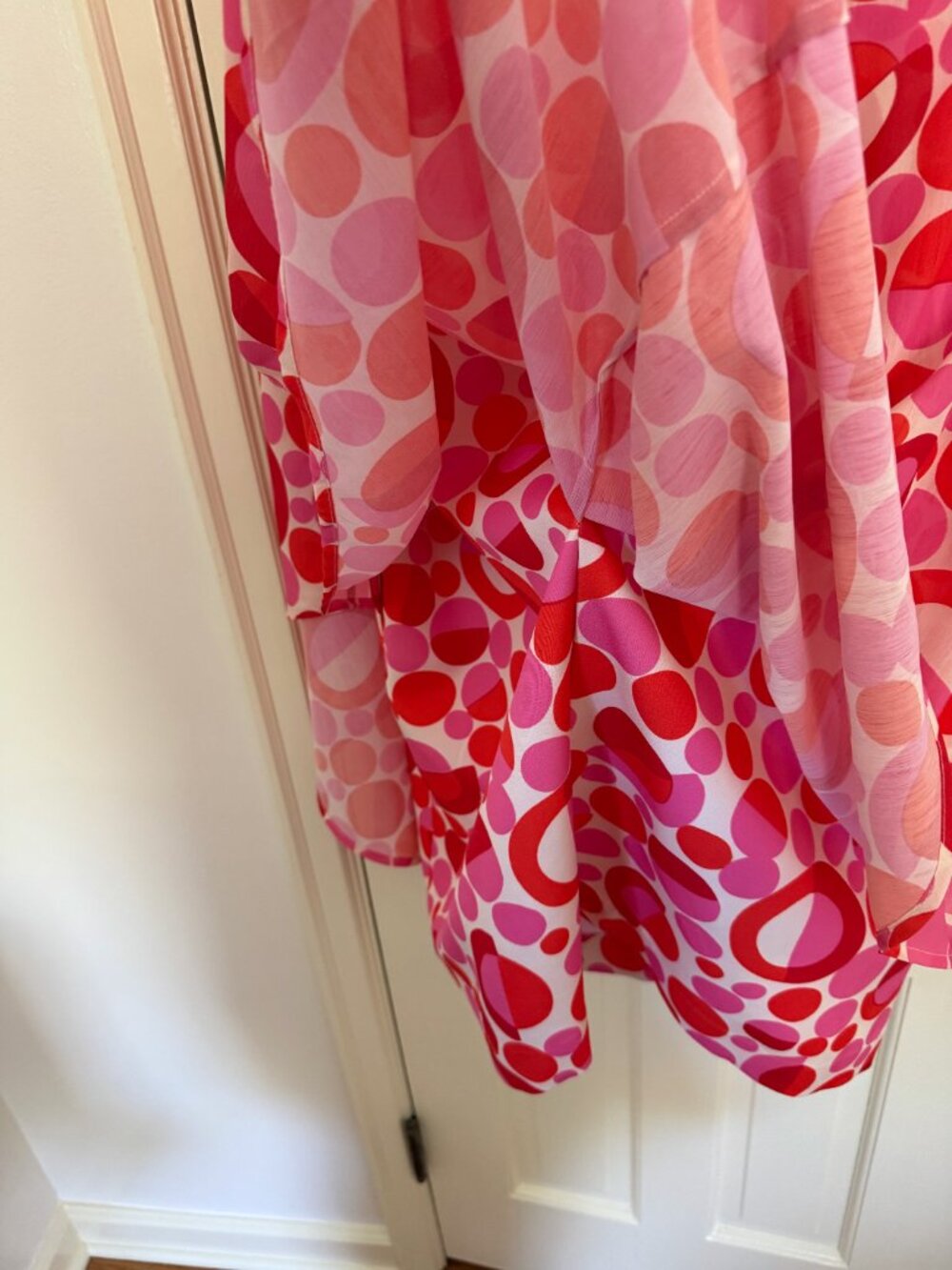Frances Valentine Bree Polka Dot Cape Dress 1X - Picture 8 of 10